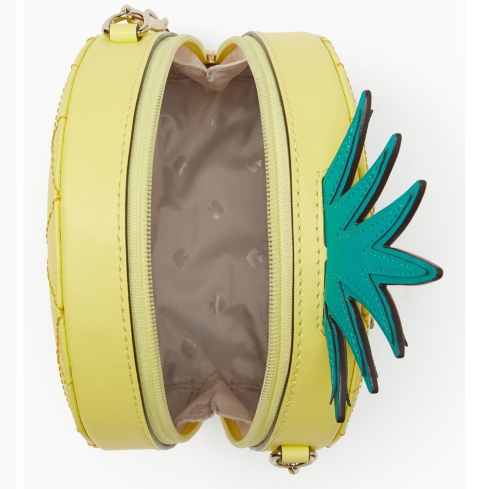 HP X2! KATE SPADE SUMMER PINEAPPLE FRUIT CROSSBODY - Picture 4 of 8